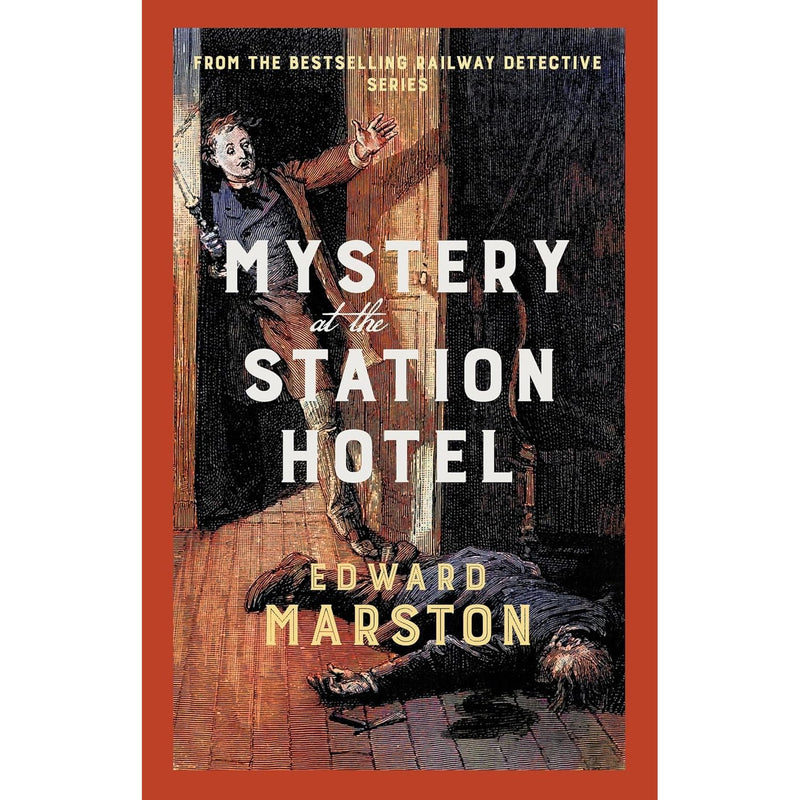 Railway Detective Series 5 paperback books by Edward Marston, fiction collection set featuring vintage railway-themed covers.