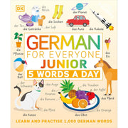 DK 5 Words a Day series: French and Italian language learning books for children from DK Children Ltd, designed for young learners.