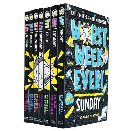 Worst Week Ever! Series 7 Books Collection Set By Eva Amores & Matt Cosgrove Tuesday, Wednesday - The Book Bundle