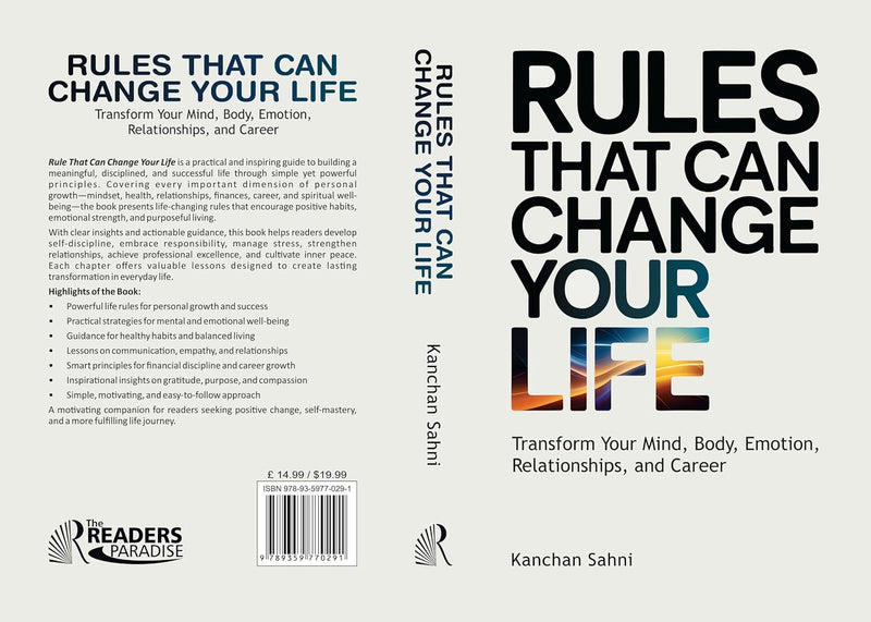Rules That Can Change Your Life by Kanchan Sahni - Non Fiction - Paperback