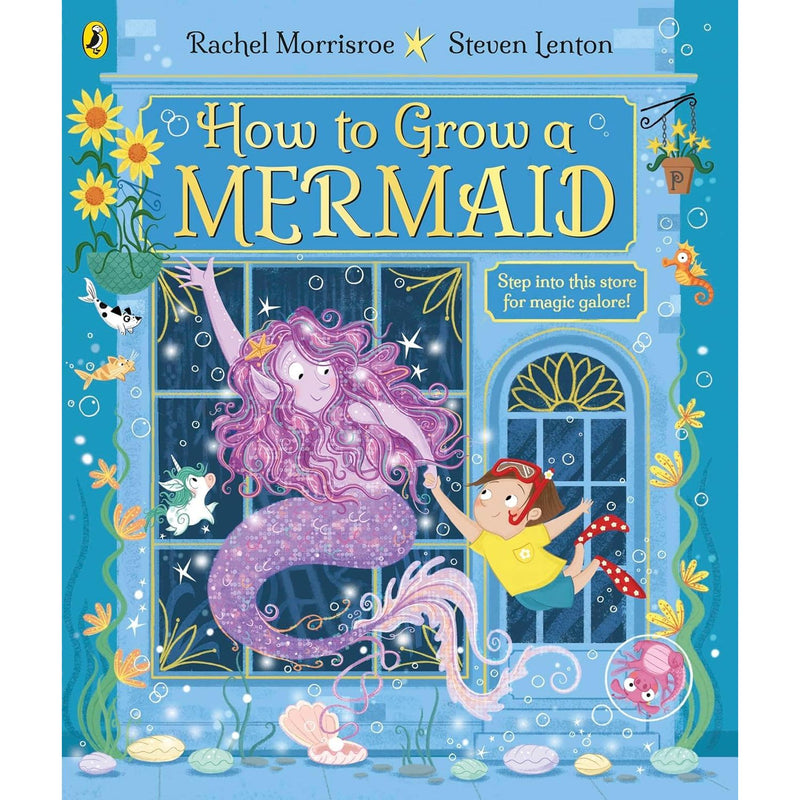 Six paperback books from the Rachel Morrisroe Collection by Puffin Ltd, featuring colorful covers for children aged 5 and up.