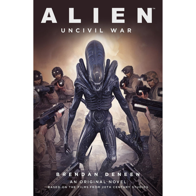 Paperback of Alien: Uncivil War fiction book by Titan Books, featuring cover art with alien and military themes.
