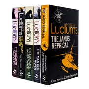 Robert Ludlum Collection 5 Books Set (The Scarlatti Inheritance, The Road to Gandolfo, The Matlock Paper, The Janus Reprisal, The Janson Option) - The Book Bundle
