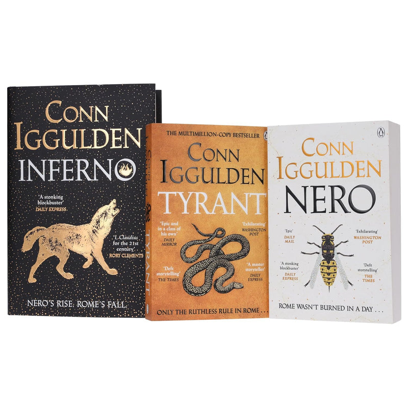 The Nero Series 3 Books Collection Set by Conn Iggulden - Fiction - Mixed Format