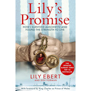 Pan of the book "Lily's Promise" by Lily Ebert & Dov Forman, featuring the cover with title and author names.