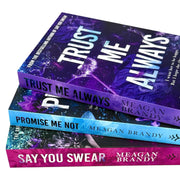 Three paperback books from the Boys Of Avix series by Meagan Brandy, fiction collection in a set, published by Hachette UK Ltd.