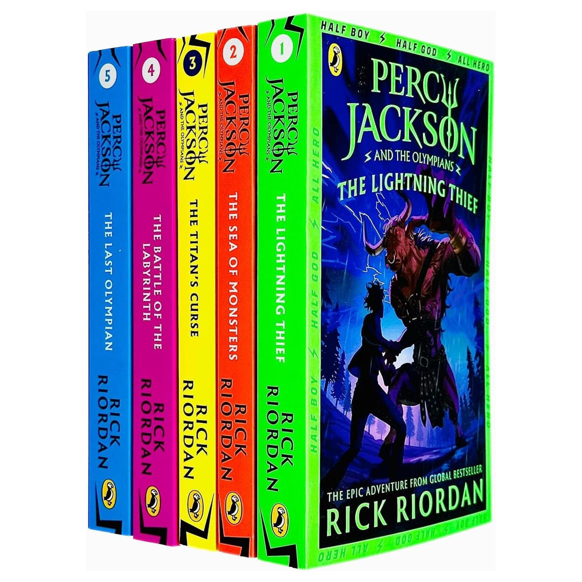 Percy Jackson and The Olympians Series 5 Books Collection Set