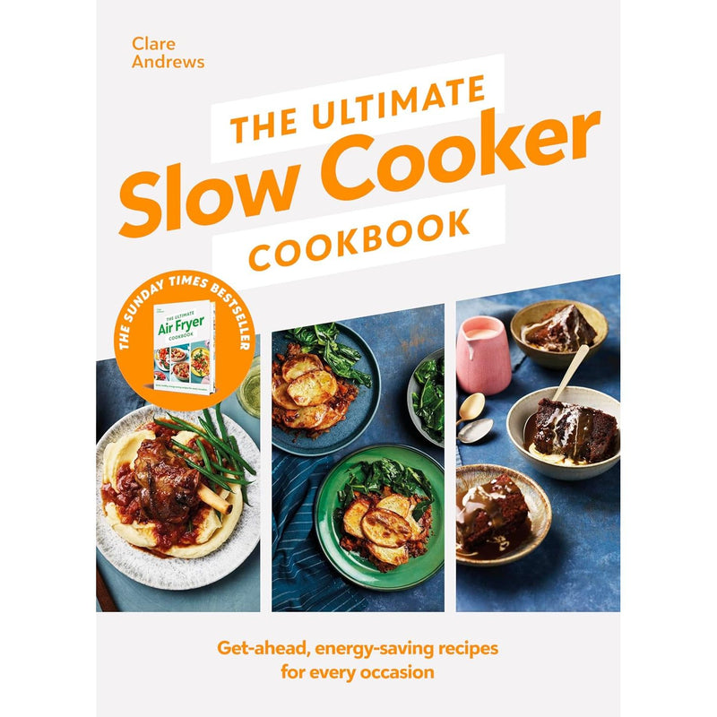 The Ultimate Air Series By Clare Andrews 3 Books Set (One Basket Meals,  Air Fryer Cookboo, Slow Cooker Cookbook) - The Book Bundle