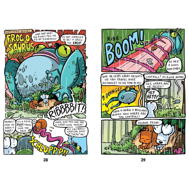 Cover of Bunny vs Monkey DFB Phoenix comic book by Jamie Smart, featuring colorful cartoon characters on the paperback cover