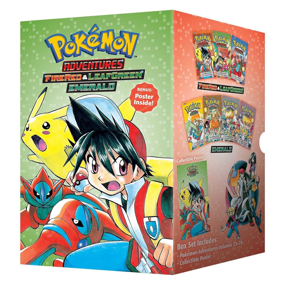 Pokemon Adventures 7 Book Set Vol 23-29 Paperback Box Set — The