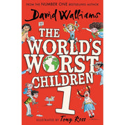 Collection of The World's Worst Children 3 books by David Walliams, paperback fiction set featuring colorful covers.