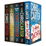 Five-book collection of Robert Hunter Series Vol 6-10 by Chris Carter, published by Simon & Schuster Ltd, featuring thriller novel covers.