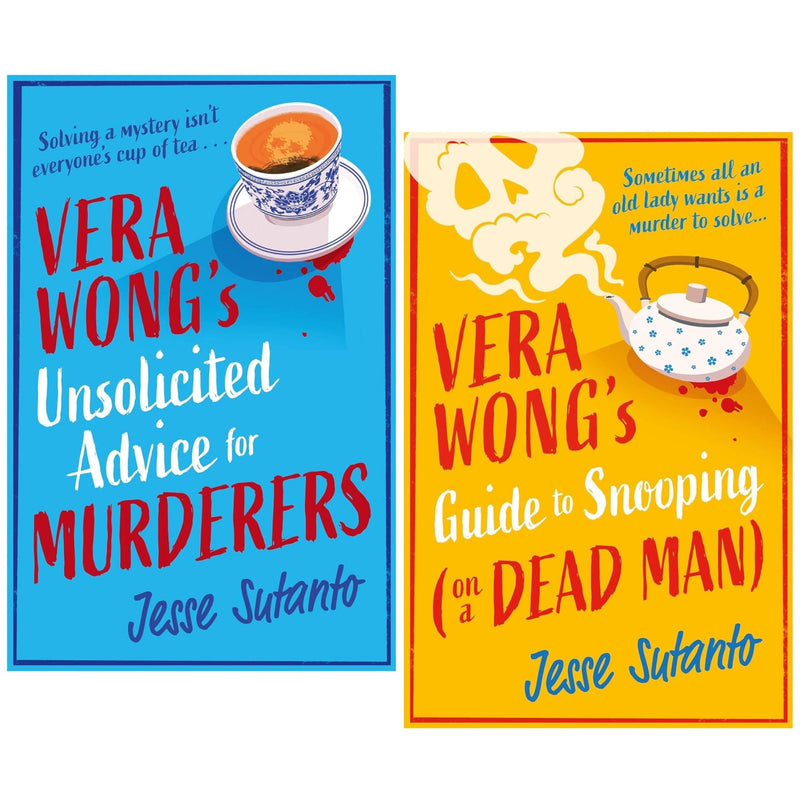 The Vera Wong Series by Jesse Sutanto 2 Books Collection Set (Vera Wong's Unsolicited Advice for Murderers and Vera Wong's Guide to Snooping (on a Dead Man) - The Book Bundle