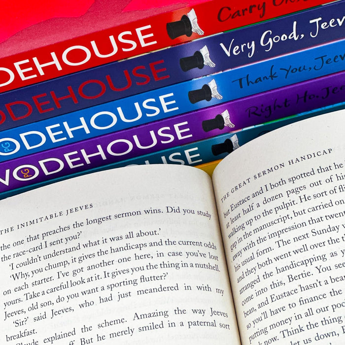 Jeeves and Wooster Series by P.G. Wodehouse 7 Books Collection Set (The Inimitable Jeeves, Carry On, Very Good) - The Book Bundle
