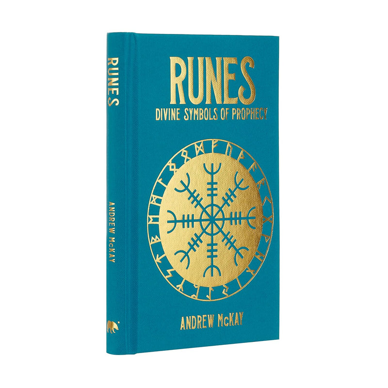 Two hardcover books from the Herbalism and Runes collection by Adrian White, featuring detailed covers on non-fiction topics.