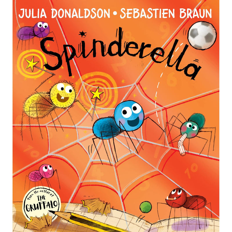 Farshore Spinderella Halloween picture book for ages 3-6, featuring colorful illustrations and humorous Halloween-themed stories.