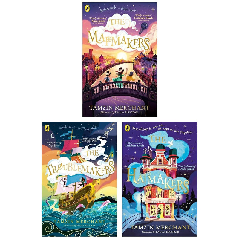 The Hatmakers Series 3 Books Collection Set (The Hatmakers, The Mapmakers & The Troublemakers) - The Book Bundle