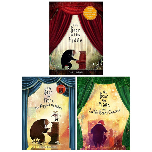 The Bear and the Piano Series 3 Books Collection Set (The Bear and the Piano/ The Bear, The Piano) - The Book Bundle