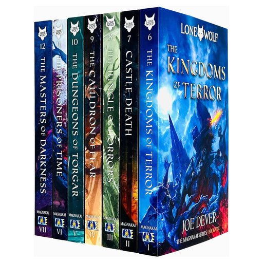 Lone Wolf Series Books 6 - 12 Collection Set by Joe Dever (The Kingdoms of Terror) - The Book Bundle