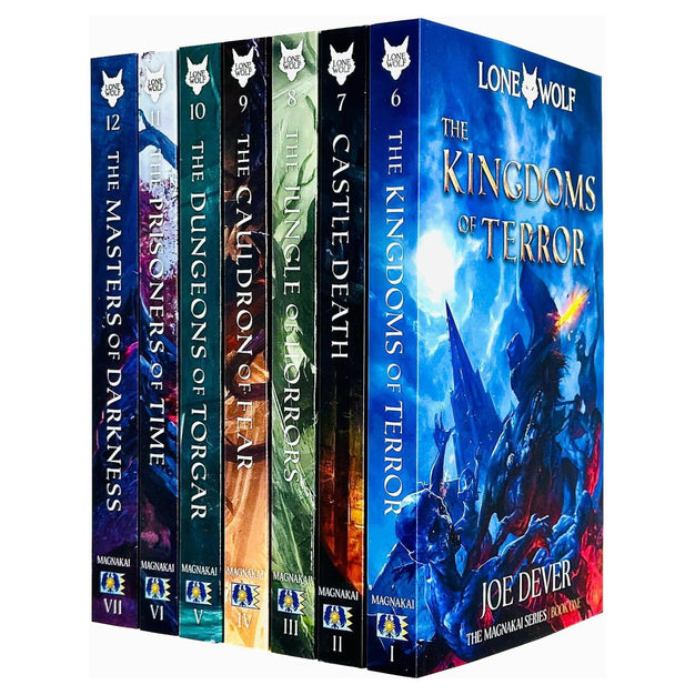 Lone Wolf Series 7 Books Collection Set (Books 6 - 12) by Joe Dever (The Kingdoms of Terror) - The Book Bundle