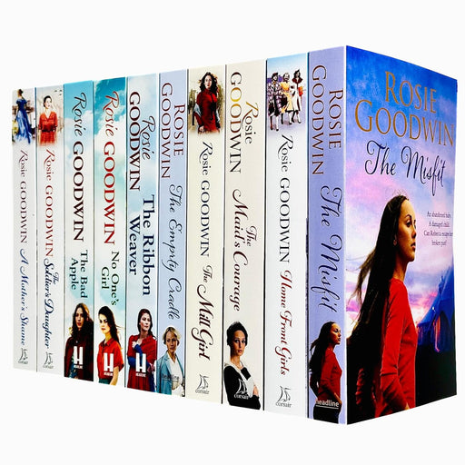 Rosie Goodwin Collection 10 Books Set (Time to Say Goodbye, The Mill Girl, A Mother's Shame) - The Book Bundle