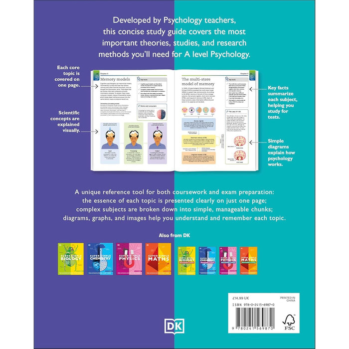 Super Simple Psychology: The Ultimate Bitesize Study Guide (DK Super Simple) - The Book Bundle
