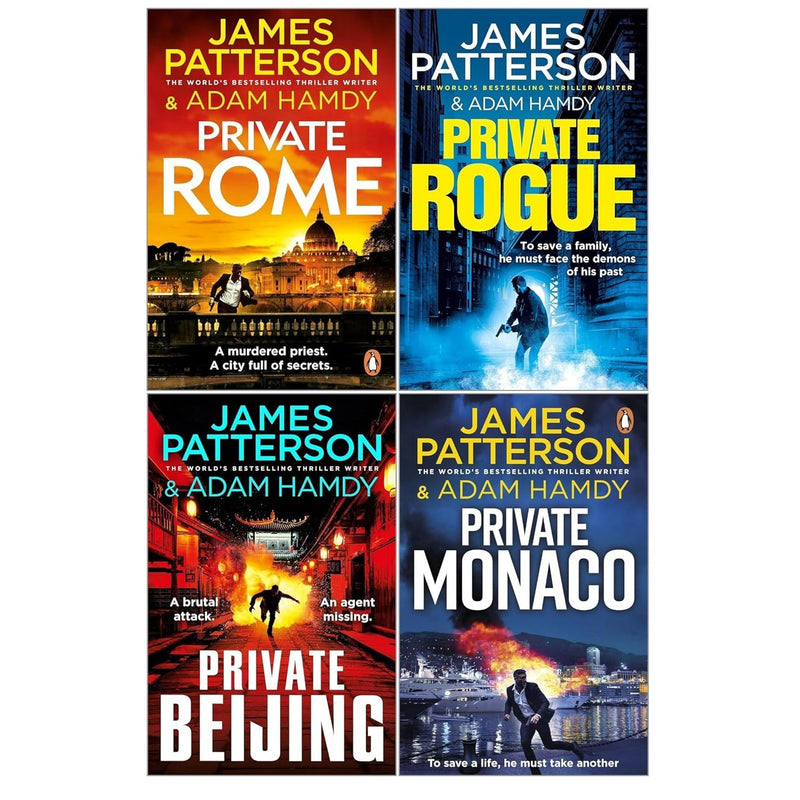 Private Series: 4-Books Collection Set By James Patterson - Fiction - Paperback