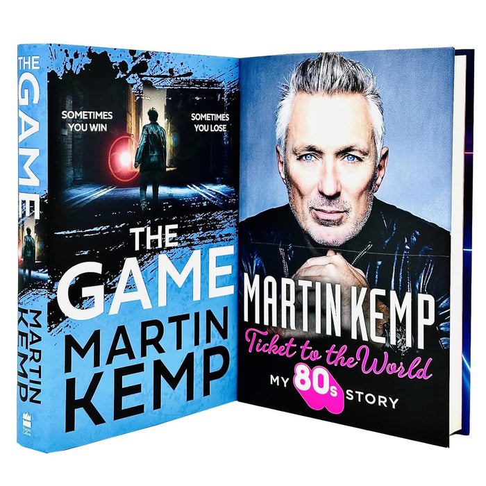 Martin Kemp Collection 2 Books Set (The Game & Ticket to the World) - The Book Bundle