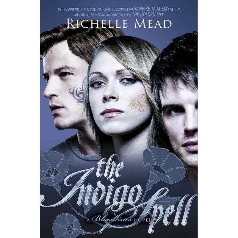 Paperback of Bloodlines: The Indigo Spell by Richelle Mead, Young Adult fantasy book with cover featuring vibrant artwork.