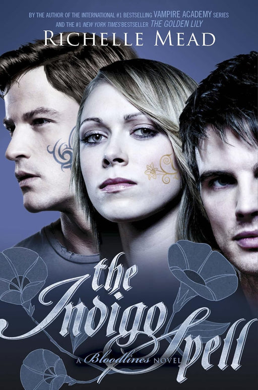 Paperback of Bloodlines: The Indigo Spell by Richelle Mead, Young Adult fantasy book with cover featuring vibrant artwork.