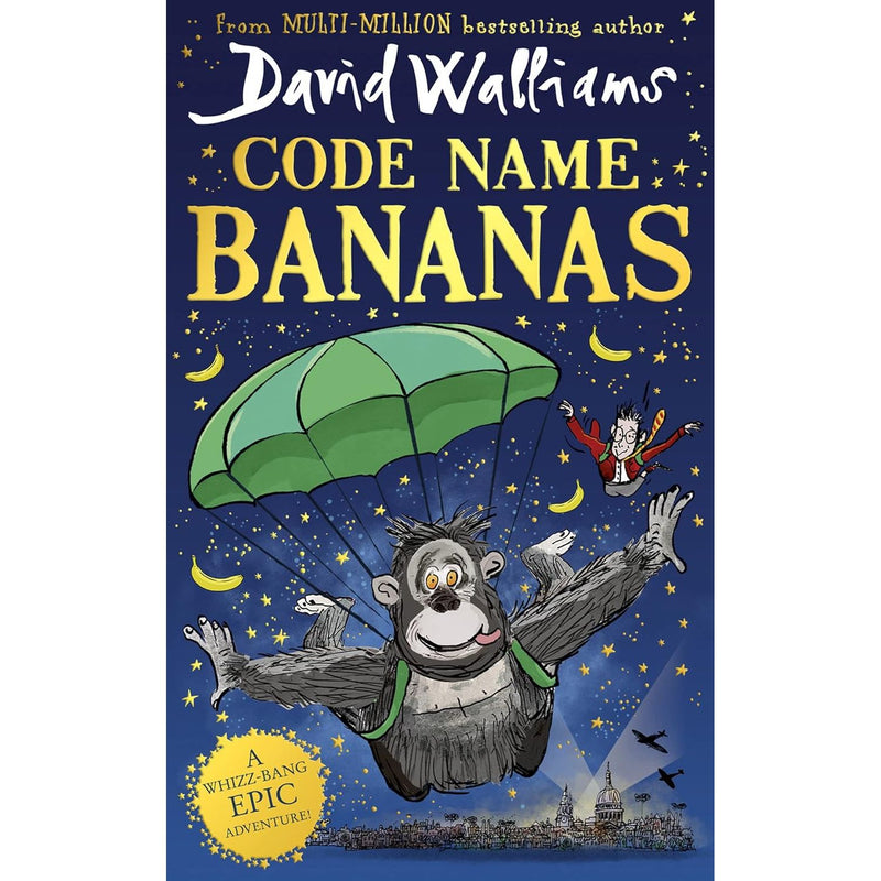 David Walliams 3 Book Set (The World’s Worst Children 3, Gangsta Granny Strikes Again!, Code Name Bananas)(HB) - The Book Bundle