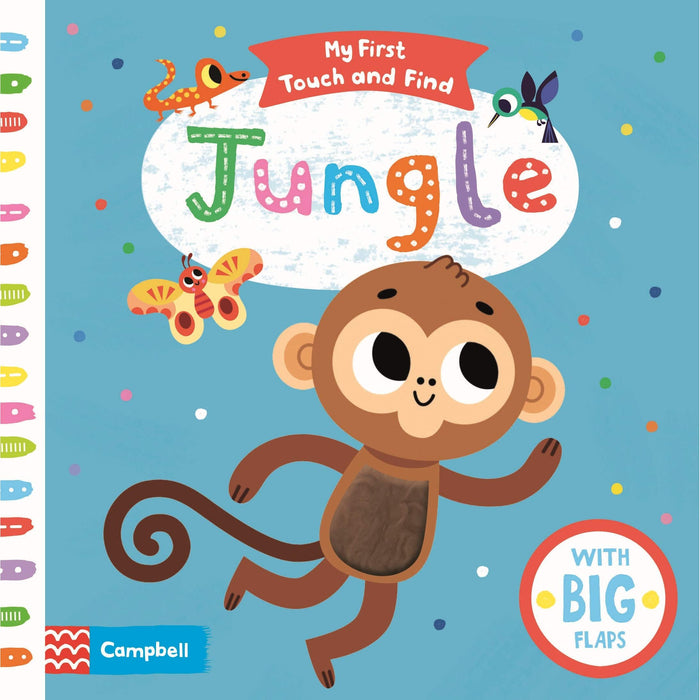 Jungle My First Touch and Find 6 Books Collection Set - Ages 0–2 - Touch and Feel Board Book - The Book Bundle
