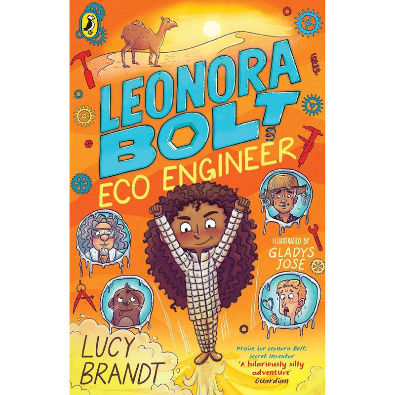 Leonora Bolt Secret Inventor Series 4 Books Collection Set By Lucy Brandt (Deep Sea Calamity, Eco Engineer & More)