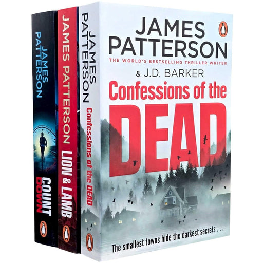 James Patterson 3 Books Collection Set (Countdown, Lion & Lamb & Confessions of the Dead) - The Book Bundle