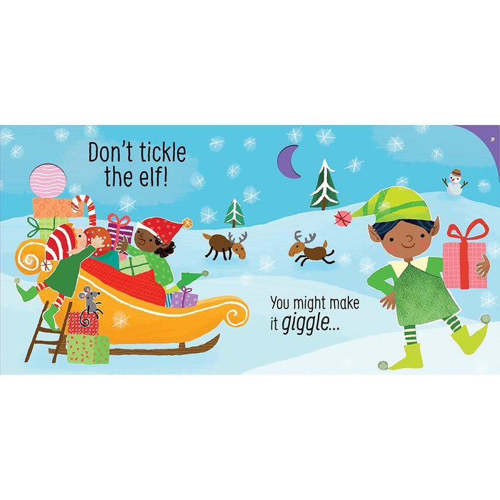 Don't Tickle Santa! (Touchy-feely sound books) by Sam Taplin - The Book Bundle