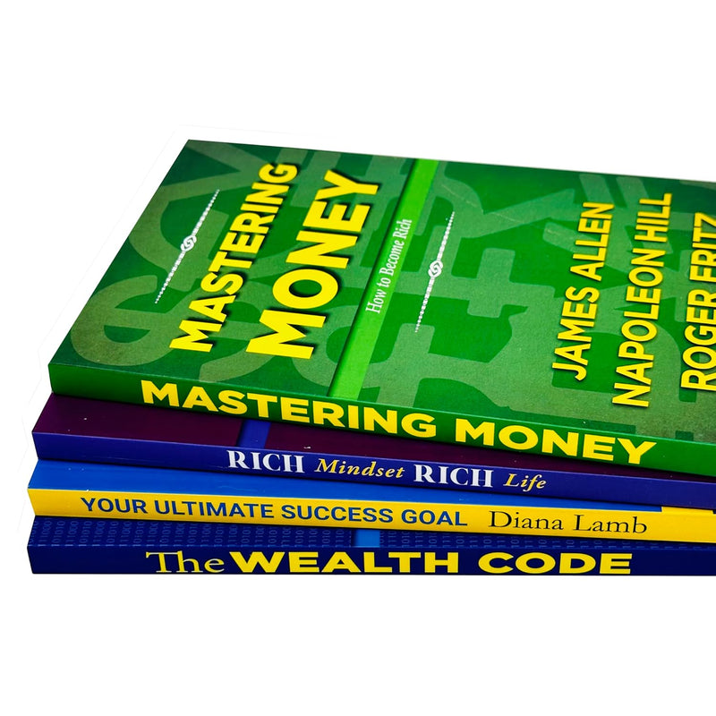 The Wealthcraft Collection 4 Books Set (Mastering Money, Rich Mindset Rich Life, Your Ultimate Success Goal & The Wealth Code) - The Book Bundle