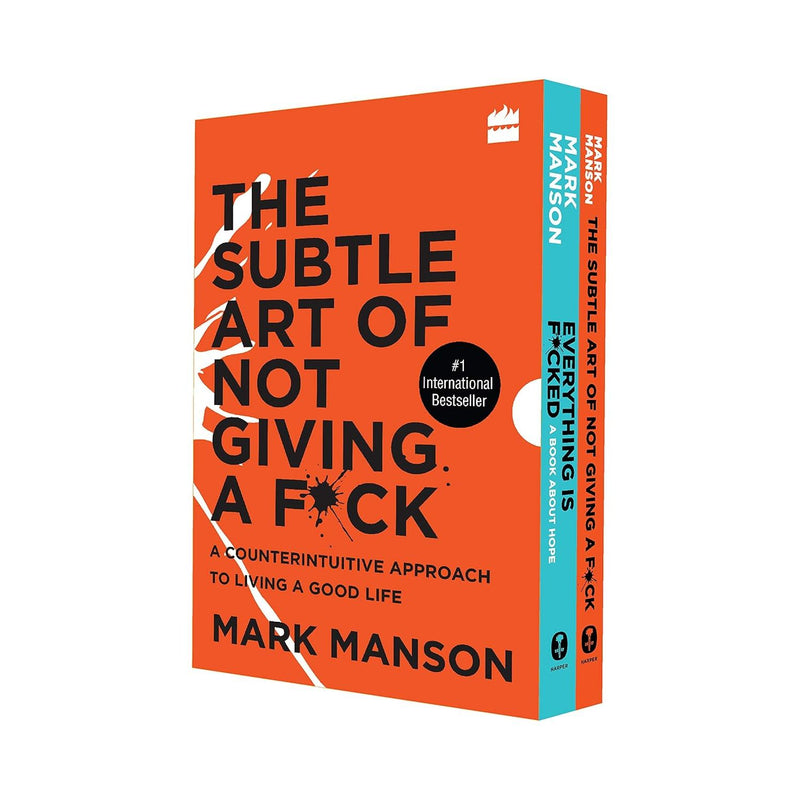 The Subtle Art of Not Giving a F*ck, Everything Is F*cked Box Set Paperback - The Book Bundle