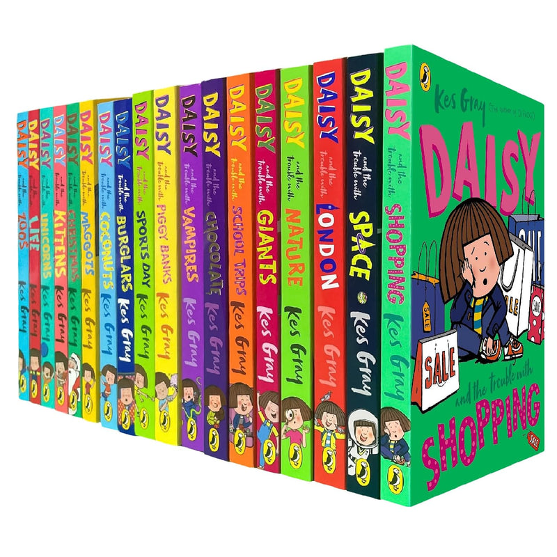 Daisy And The Trouble With 18 Books Collection Set By Kes Gray - Fiction - Paperback