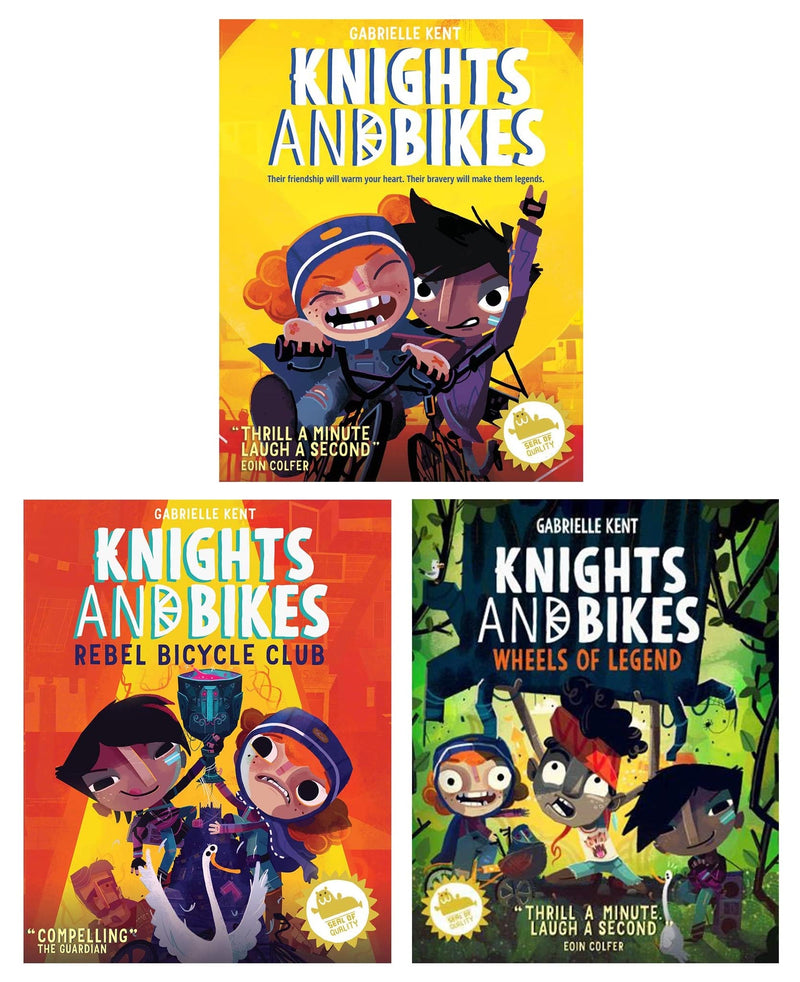 Knights and Bikes Series 3 Books Collection Set by Gabrielle Kent - Fiction - Paperback