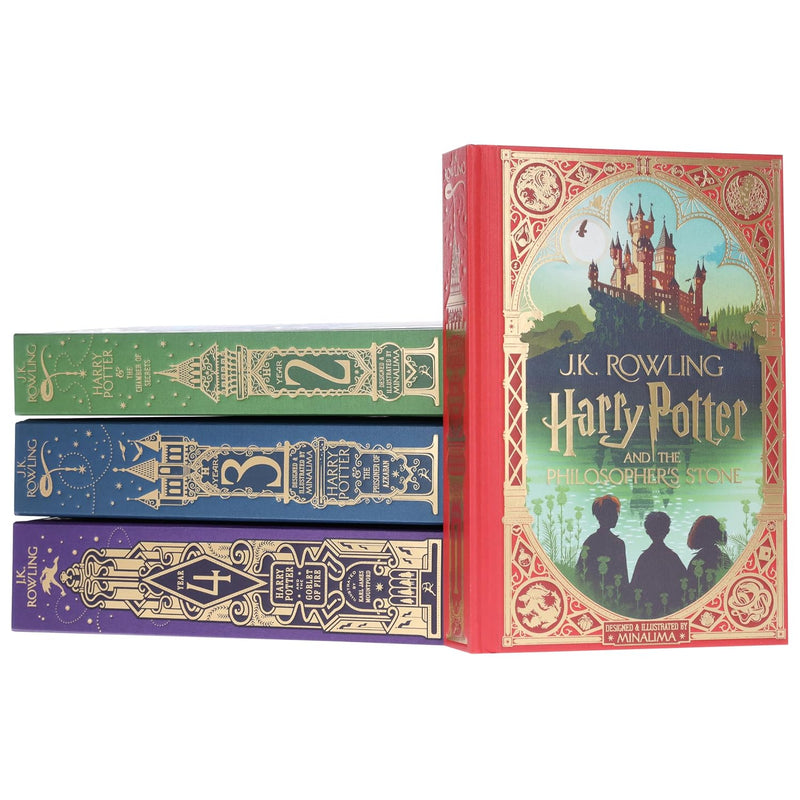 Harry Potter 4 Books Collection Set By MinaLima & Mountford - Fiction - Paperback