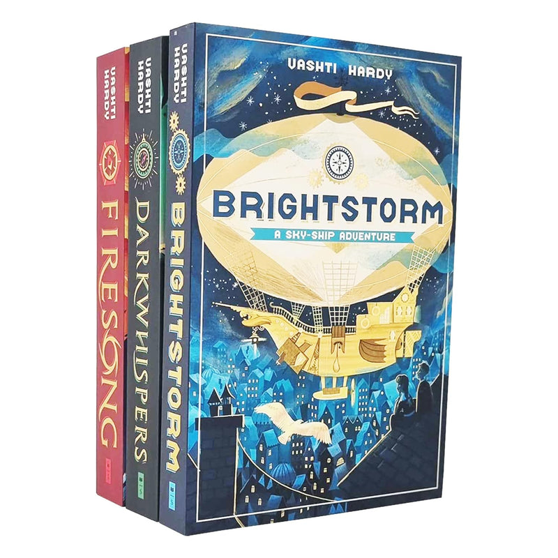 Vashti Hardy Collection 3 Books Set (Darkwhispers, Brightstorm, Wildspark) - The Book Bundle