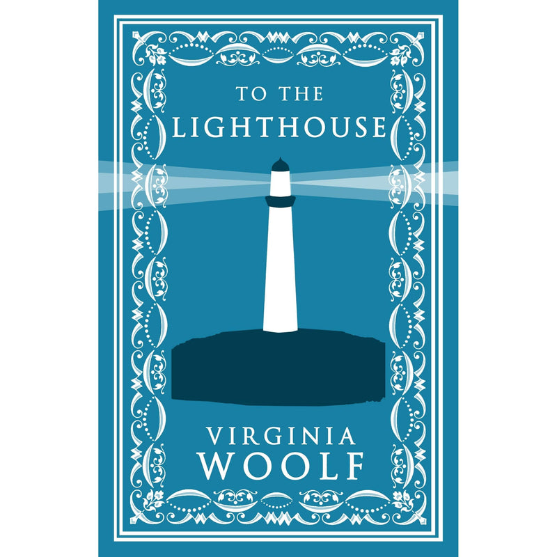 Paperback of Virginia Woolf's "To The Lighthouse" from Alma Classics, featuring the book cover with title and author.