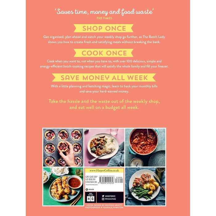 The Batch Lady Cooking on a Budget by Suzanne Mulholland Hardcover - The Book Bundle