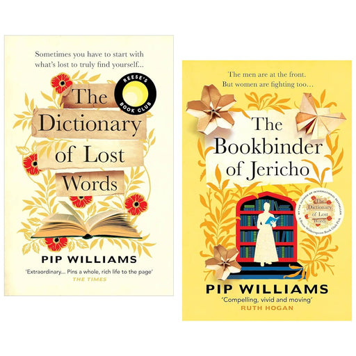 Pip Williams 2 Books Collection Set (The Dictionary of Lost Words & The Bookbinder of Jericho) - The Book Bundle