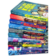 Set of 10 The Last Kids on Earth books by Max Brallier, including Cosmic Beyond, Midnight Blade, Skeleton Road, in colorful cover art.
