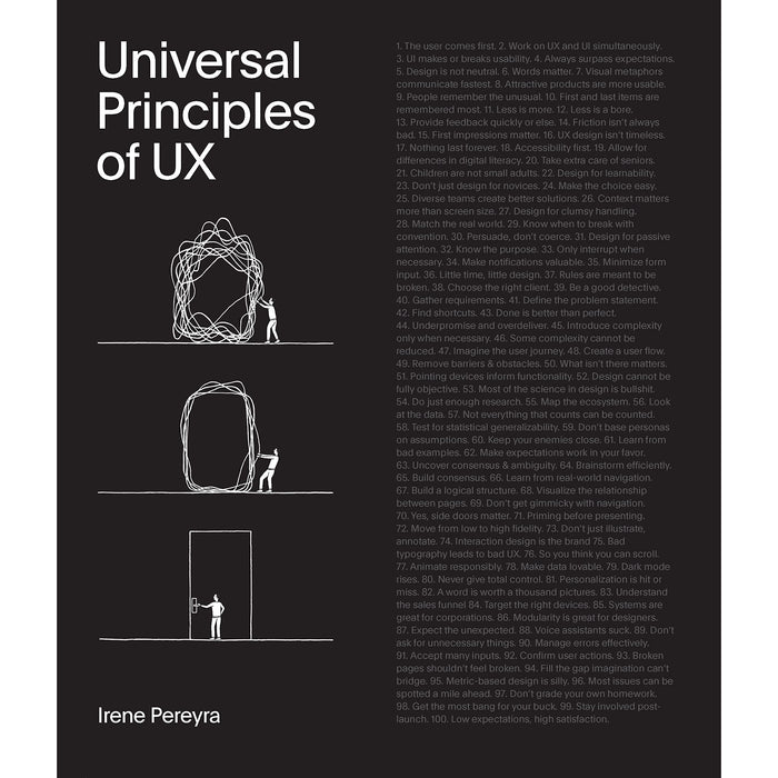 Universal Principles of UX: 100 Timeless Strategies to Create Positive Interactions between People and Technology (4) (Rockport Universal) (HB) - The Book Bundle