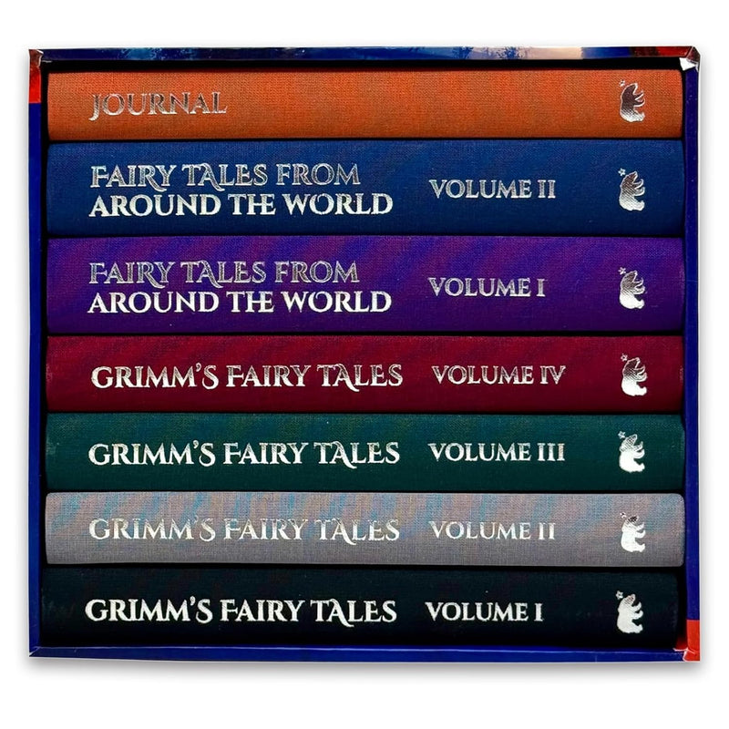 The Complete Grimm's Fairy Tales and Other Stories Collection 6 Books Box Set Hardcover Plus Journal