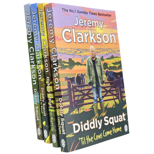 Diddly Squat Series by Jeremy Clarkson 4 Books Collection Set (Diddly Squat A Year On The Farm) - The Book Bundle