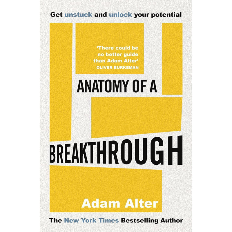 Anatomy of Breakthrough & Drunk Tank Pink 3 Books Collection Set by Adam Alter - Non Fiction - Mixed Format
