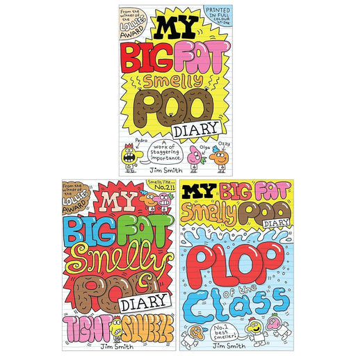 My Big Fat Smelly Poo Diary by Jim Smith 3 Full-Colour Graphic Novels Set (My Big Fat Smelly Poo Diary) - The Book Bundle